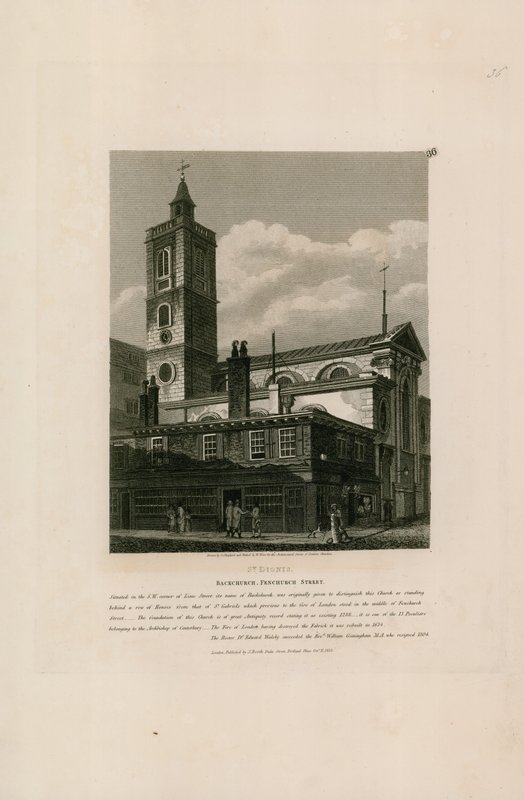 St Dionis, Backchurch, Fenchurch Street af English School