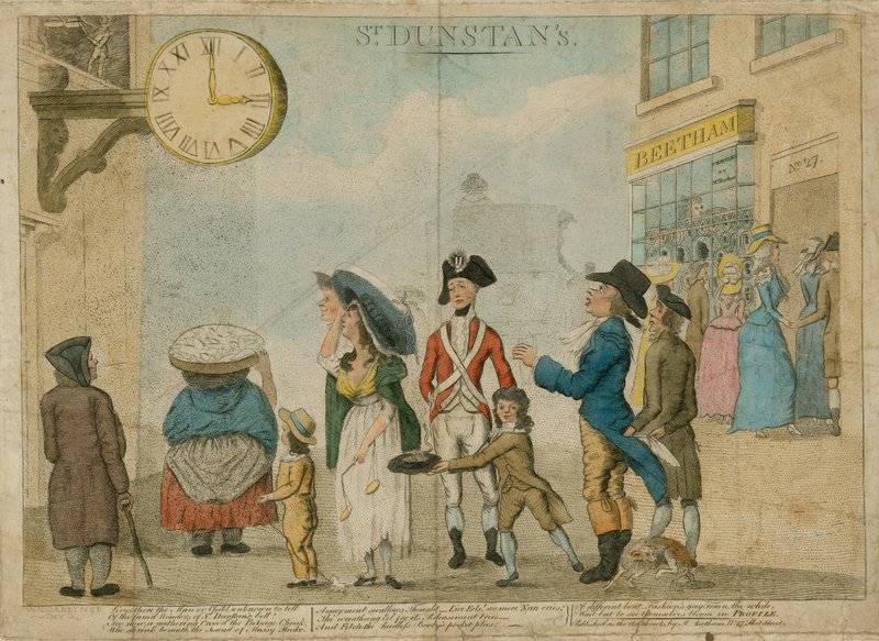 St Dunstans, Fleet Street, London af English School