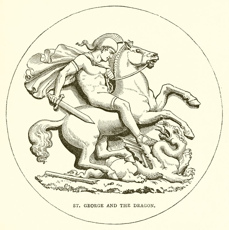 St. George og dragen af English School