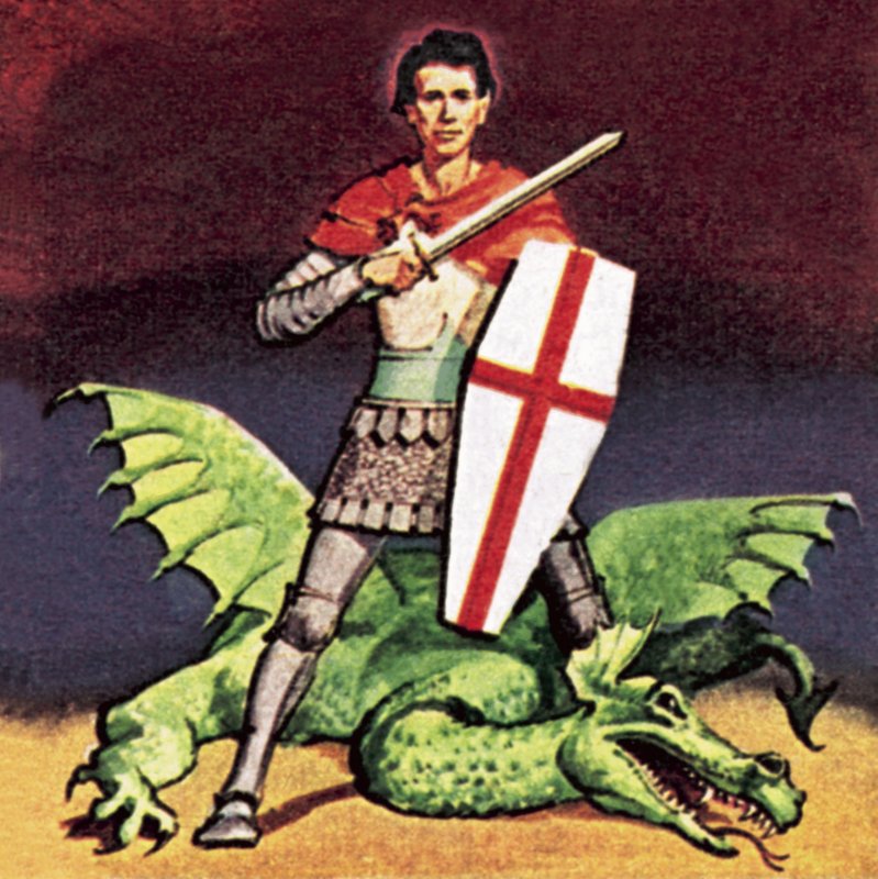 St George og dragen af English School