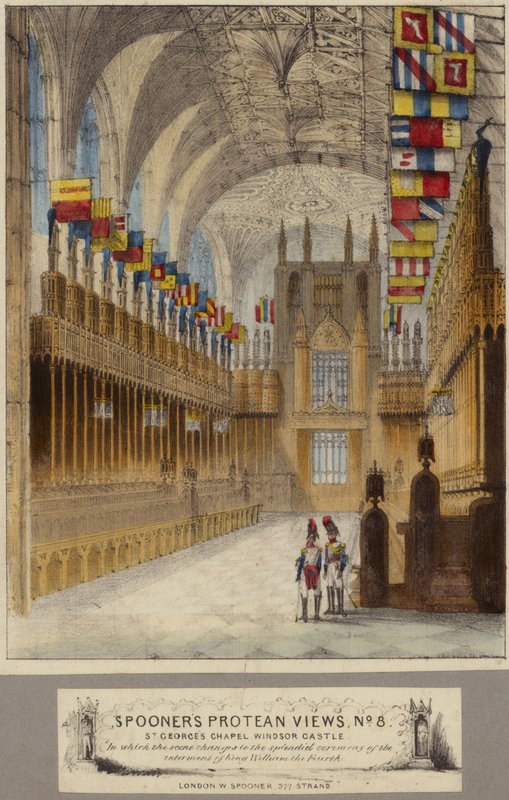 St Georges Chapel, Windsor Castle af English School