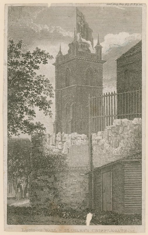 St Giles, Cripplegate, London af English School