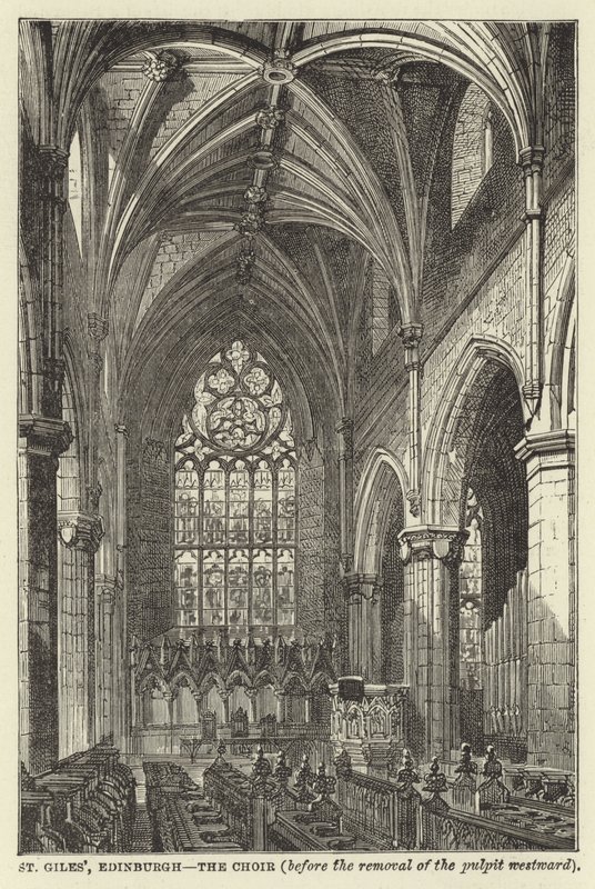 St Giles, Edinburgh, Koret af English School