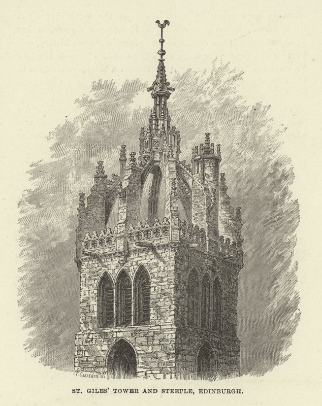 St Giles Tower and Steeple, Edinburgh af English School