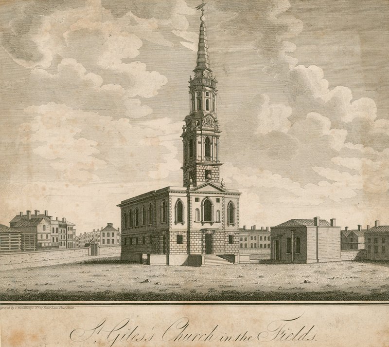 St Giles in the Fields, London af English School
