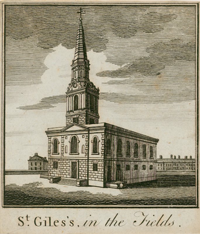 St Giles in the Fields, London af English School