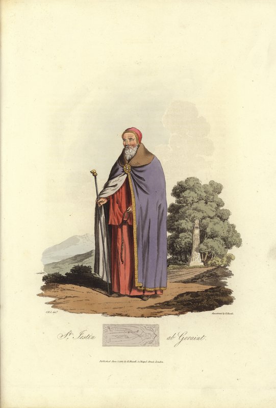St Jestin ab Geraint af English School