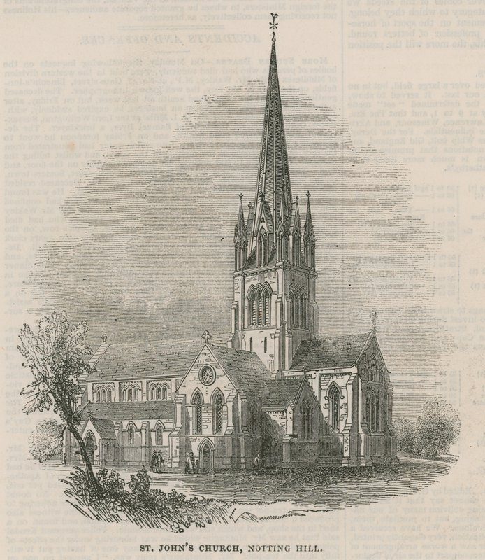 St Johns Church, Notting Hill, London af English School