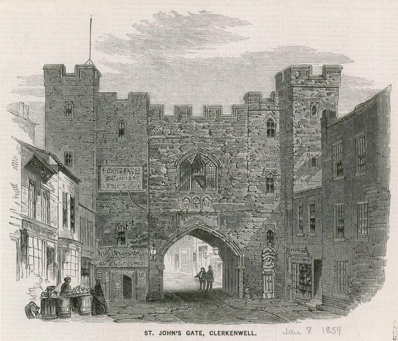 St Johns Gate, Clerkenwell af English School