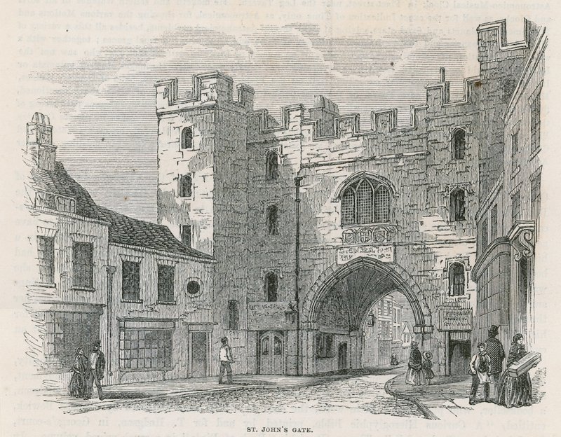 St Johns Gate, Clerkenwell af English School