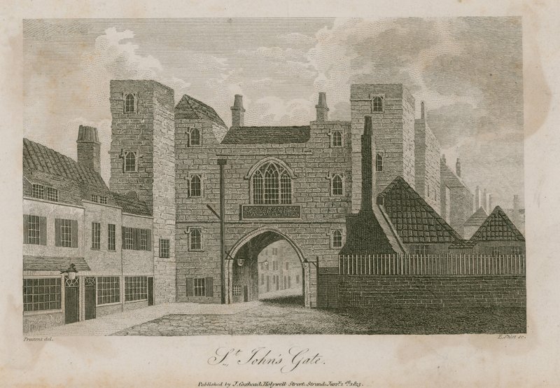 St Johns Gate, Clerkenwell af English School