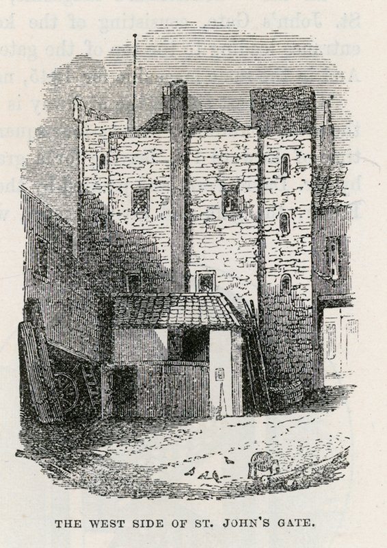 St Johns Gate, Clerkenwell af English School