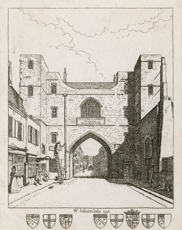 St Johns Gate, Clerkenwell af English School