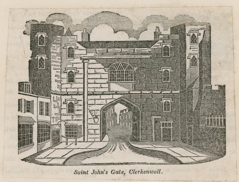 St Johns Gate, Clerkenwell af English School