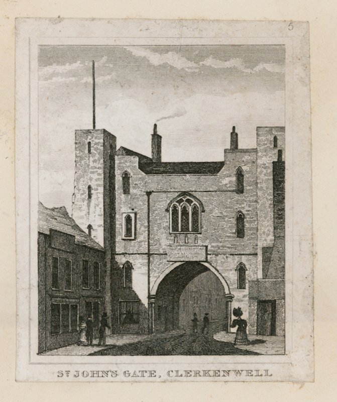 St Johns Gate, Clerkenwell af English School