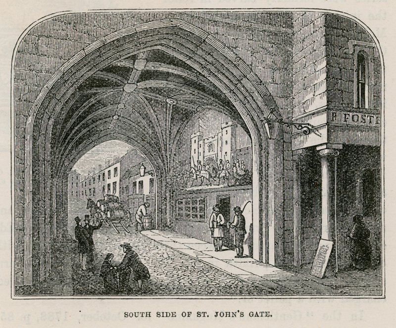 St Johns Gate, Clerkenwell af English School