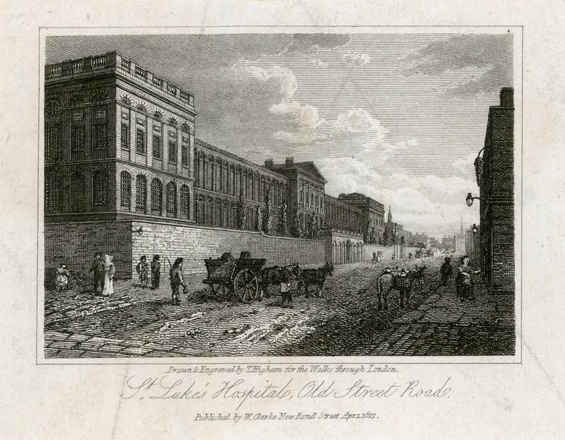 St Lukes Hospital for Lunatics, Old Street af English School