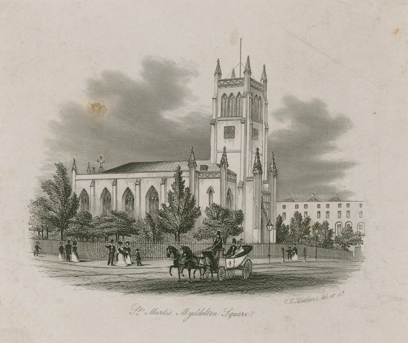 St Marks Church, Clerkenwell af English School