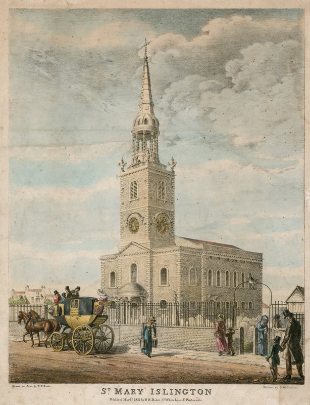 St Marys (ny kirke), Islington af English School
