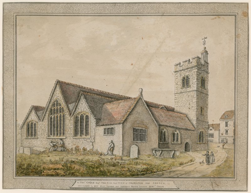 St Marys (gamle kirke), Islington af English School