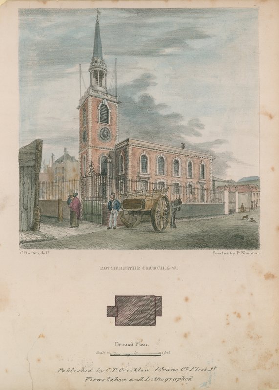 St Marys kirke i Rotherhithe af English School