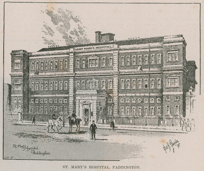 St Marys Hospital, Paddington, London af English School