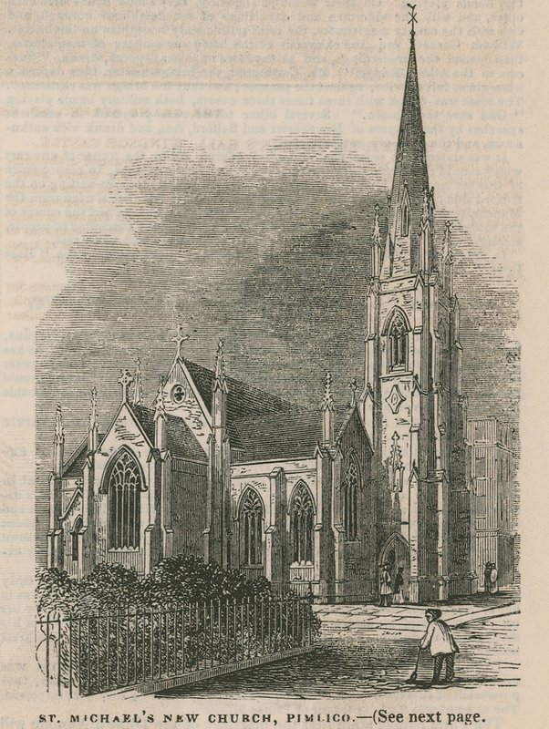 St Michaels nye kirke i Pimlico af English School