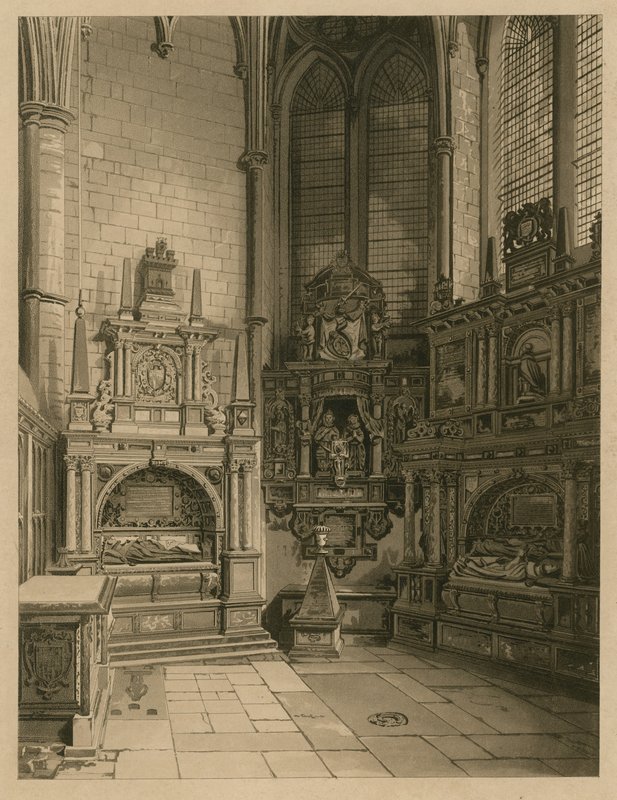 St Nicholas Chapel, Westminster Abbey, London af English School