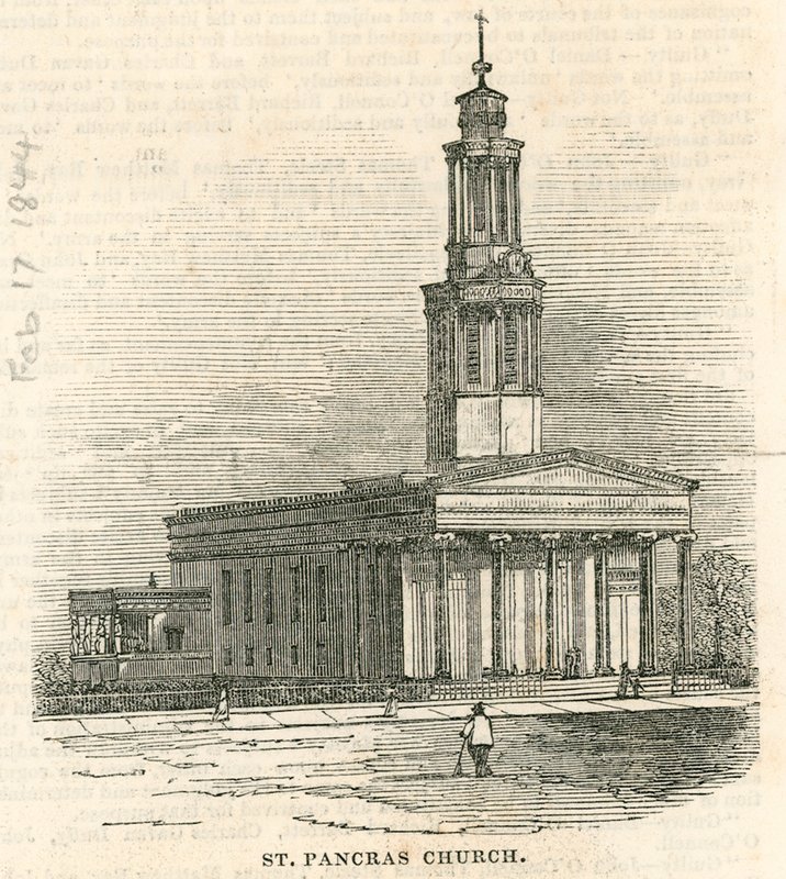 St Pancras Church, London af English School