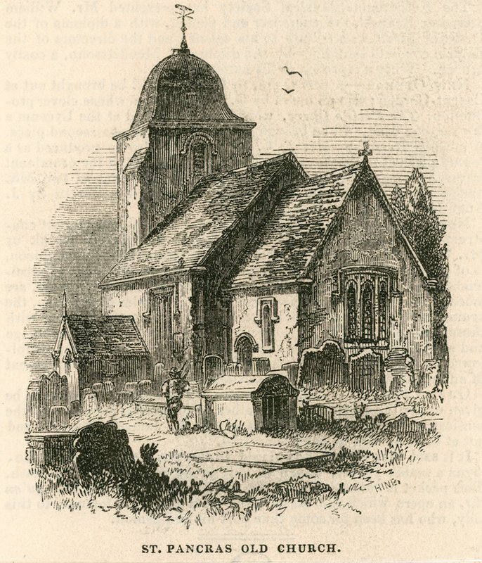St Pancras Old Church, London af English School