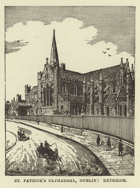 St Patricks Cathedral, Dublin, Eksteriør af English School