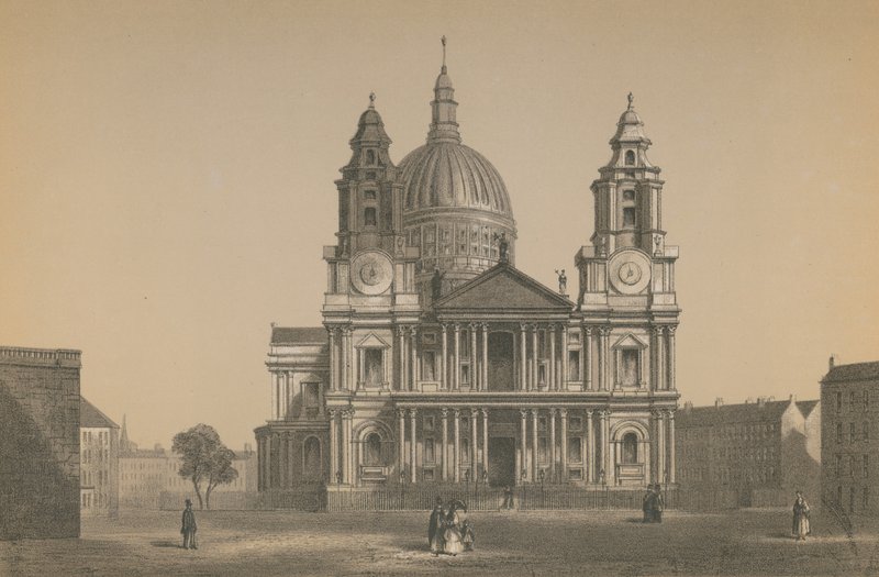 St. Pauls katedral af English School