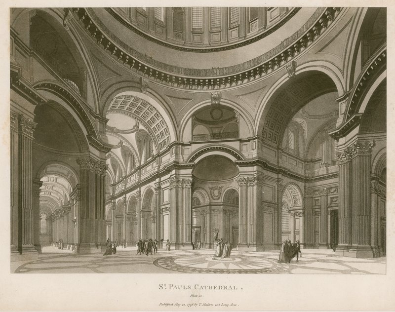 St Pauls Cathedral, London af English School