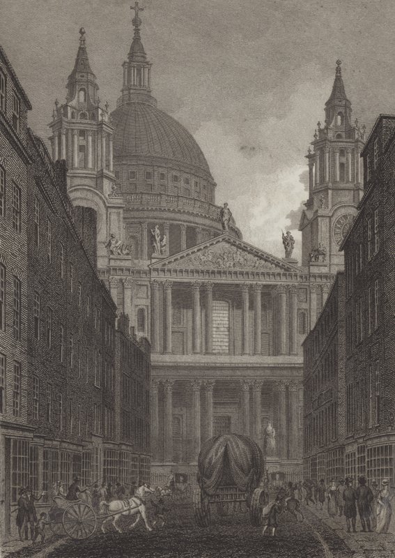 St Pauls Cathedral, London af English School
