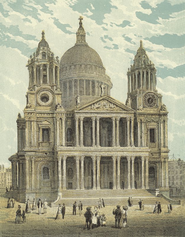 St Pauls Cathedral, Vestfronten af English School