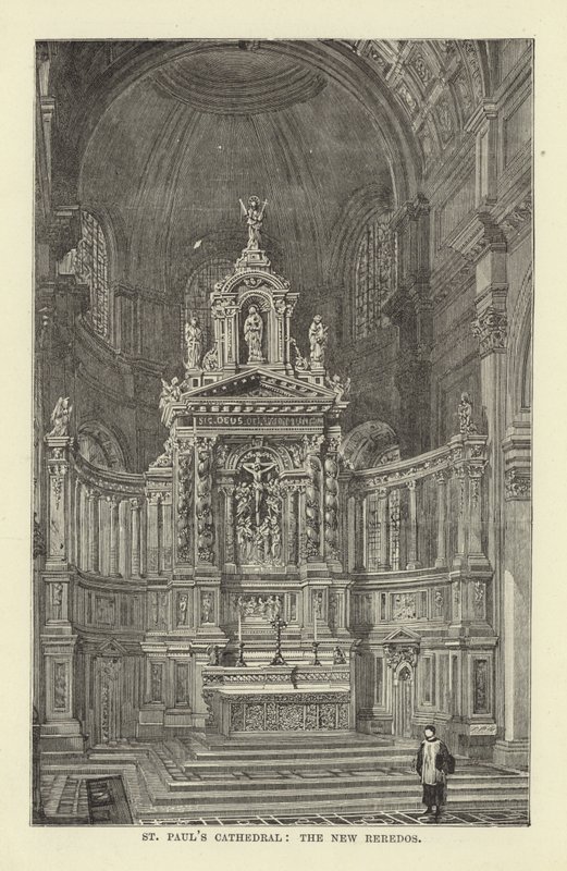 St Pauls Cathedral, New Reredos af English School