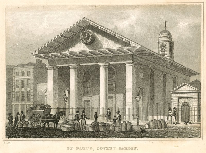 St Pauls, Covent Garden, London af English School