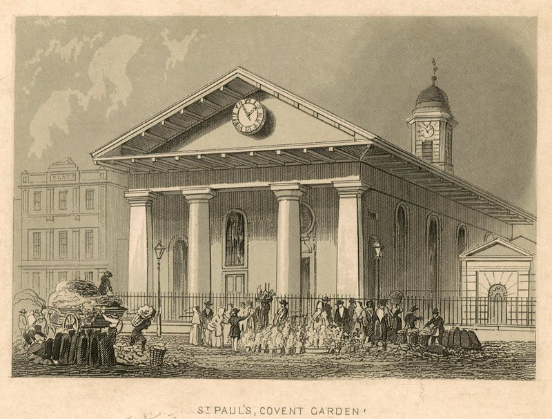St Pauls, Covent Garden, London af English School