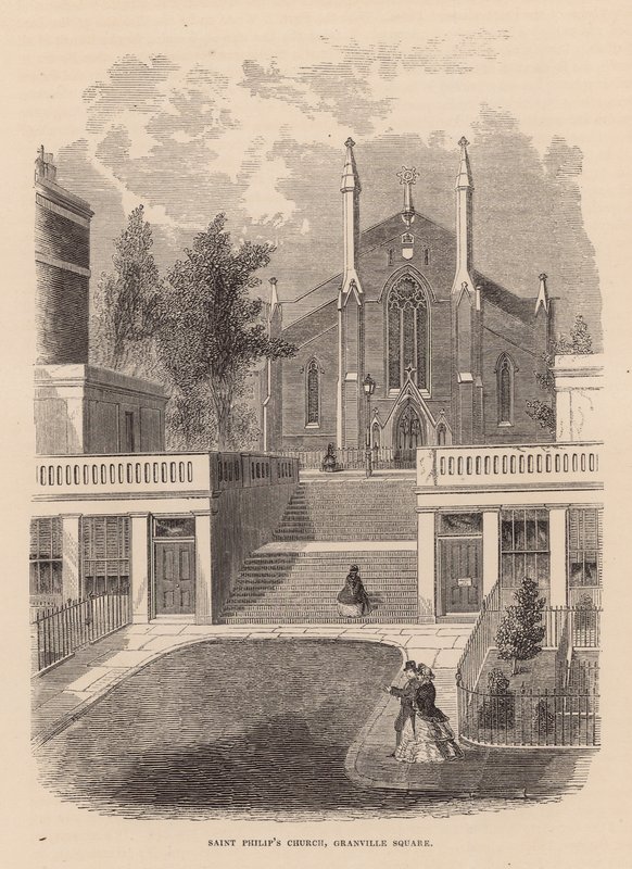 St Philips Church, Granville Square, Clerkenwell af English School