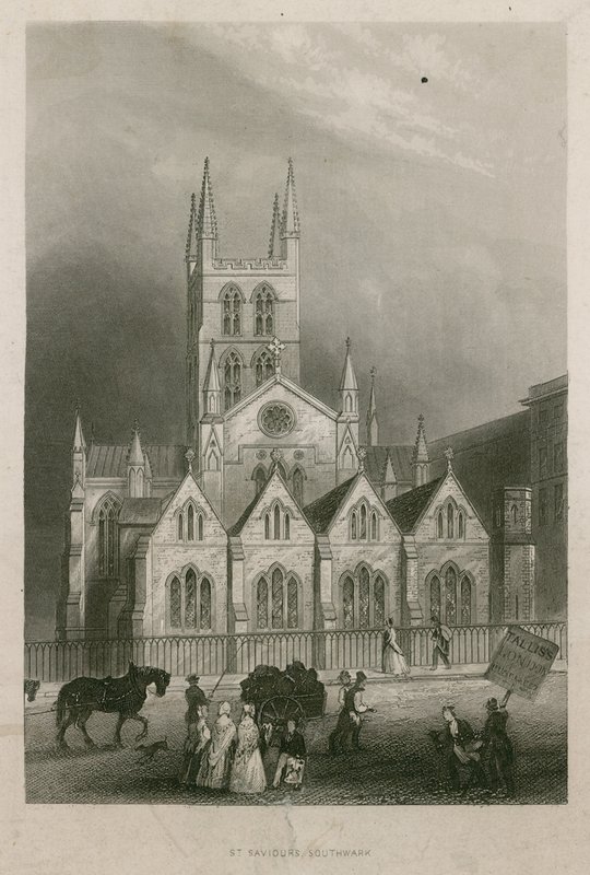 St Savios Church, Southwark, Surrey af English School