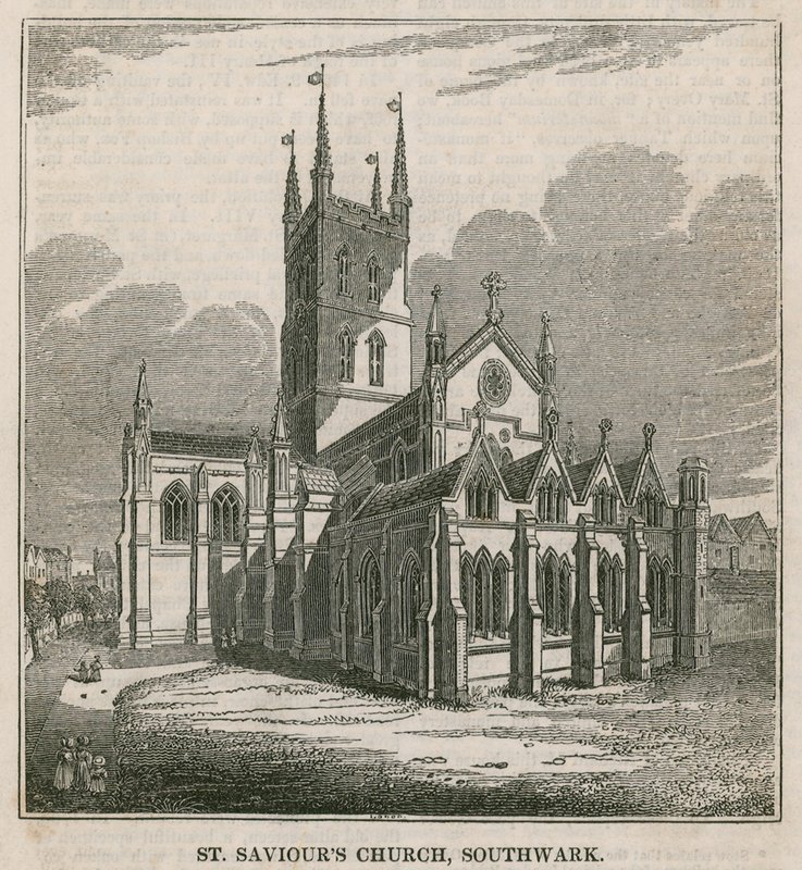 St Savios Church, Southwark, Surrey af English School