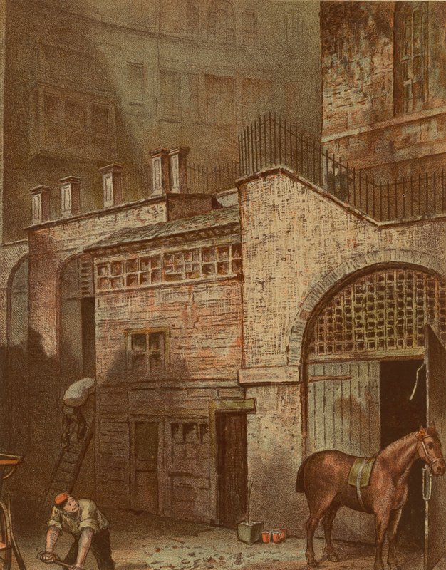 Stald på Salisbury Street, Strand af English School