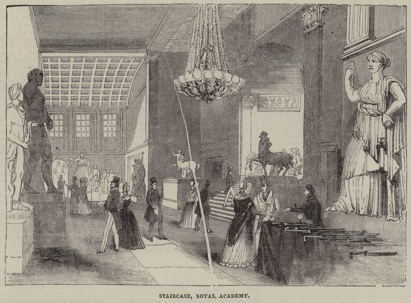 Staircase, Royal Academy, London af English School