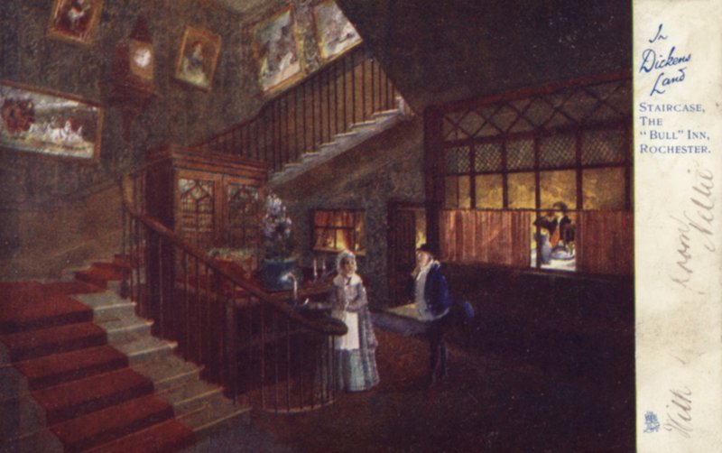 Trappe, The Bull Inn, Rochester af English School