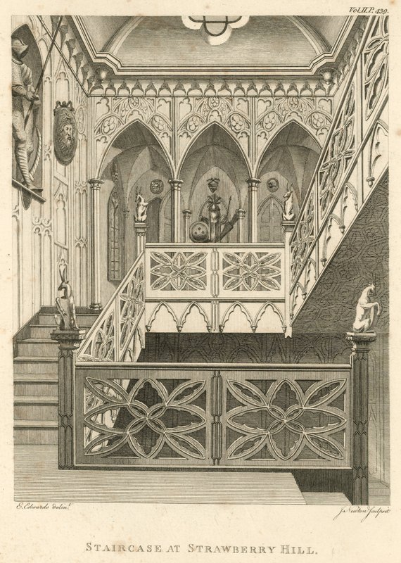Trappe ved Strawberry Hill, Twickenham, London af English School