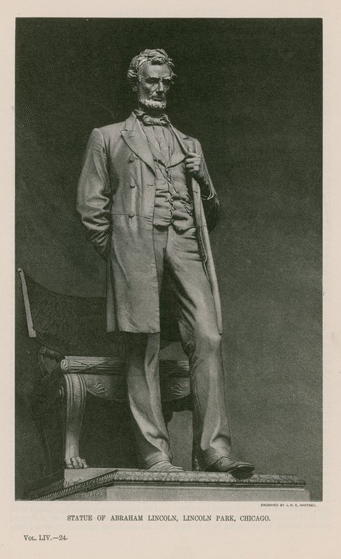 Statue af Abraham Lincoln af English School