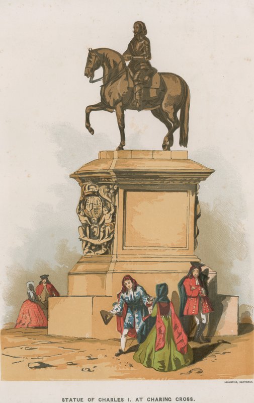Statue af Charles I af English School