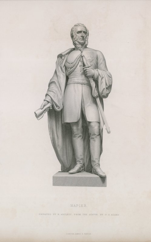 Statue af Charles James Napier af English School