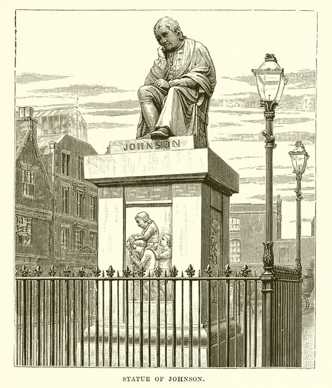Statue af Johnson af English School