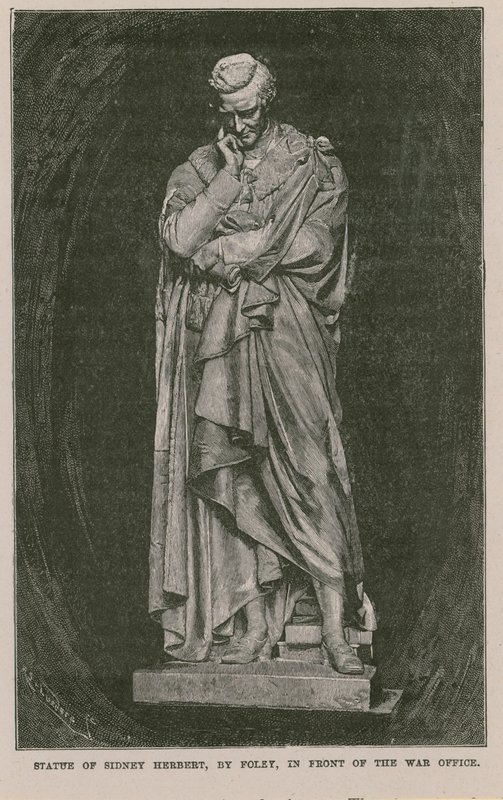 Statue af Sidney Herbert af English School